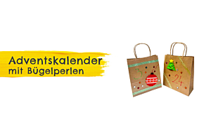 Adventskalender mit Bügelperlen