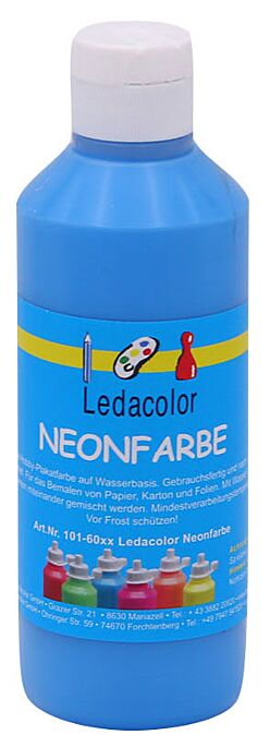 Neonfarbe Blau, 250 ml
