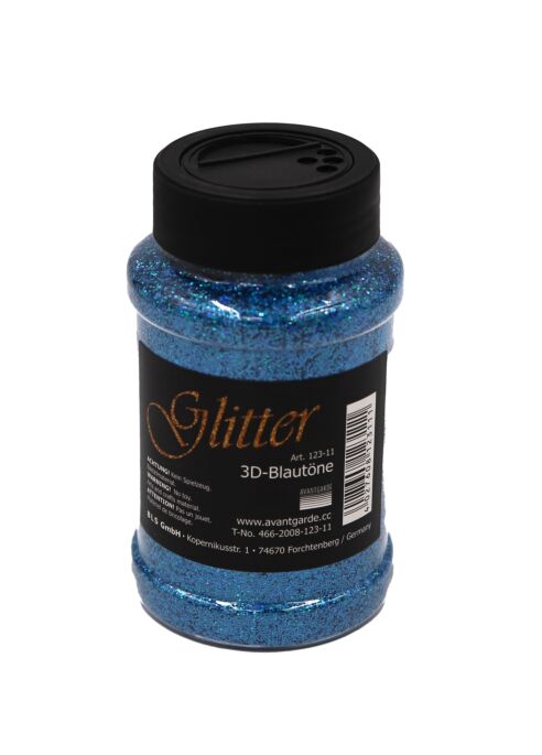 3D - Glitter Blautöne, 350 g
