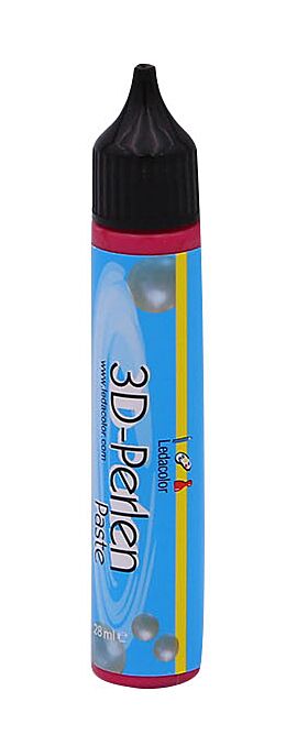3D - Perlen Paste Dunkelrot, 28 ml
