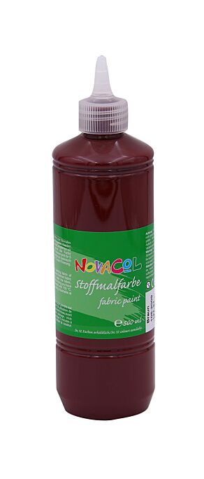 Stoffmalfarbe Braun, 500 ml