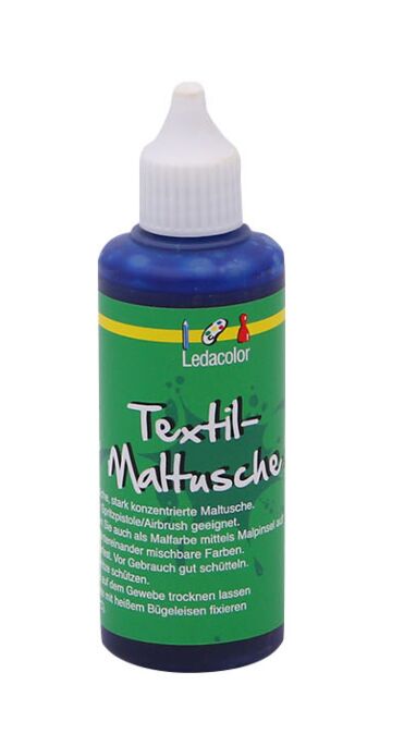 Textilmaltusche Blau, 80 ml