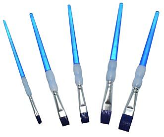 Blue Brush Set 5