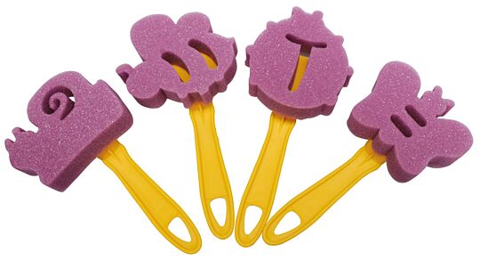 Schaumstoffstempel  Gartenmotive Set 4