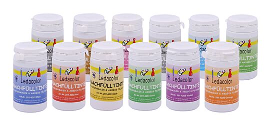 Nachfülltinte Riesenmaler + Amigos Set 12, je 100 ml