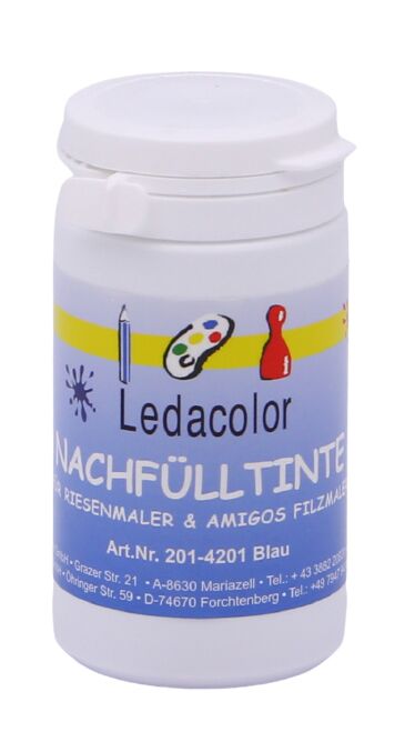 Nachfülltinte Riesenmaler+Amigos Blau, 100 ml