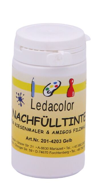 Nachfülltinte Riesenmaler+Amigos Gelb, 100 ml