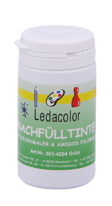 Nachfülltinte Riesenmaler+Amigos Grün, 100 ml