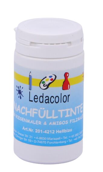 Nachfülltinte Riesenmaler+Amigos Hellblau, 100 ml