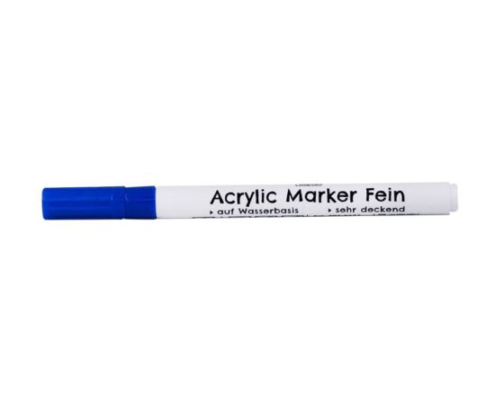 Acrylicmarker Fein, Blau