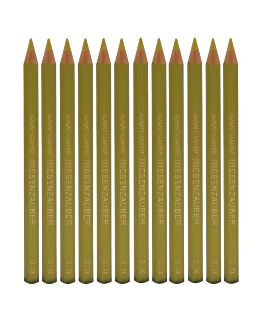 Riesenzauber Farbstift Lackiert Gold, Set 12