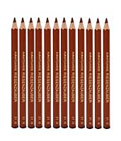 Riesenzauber Farbstift Lackiert Braun, Set 12