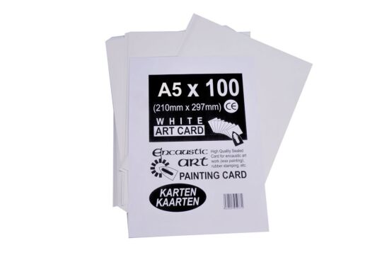 Encaustic Malkarten A5, 6 Farben, Set 24
