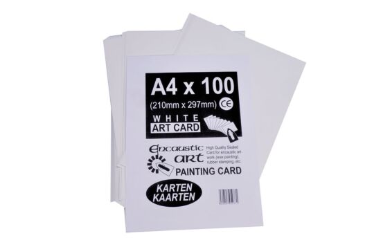 Encaustic Malkarten A4, 6 Farben, Set 24