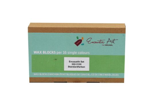 Encausticwachs Standard Farben, Set 16