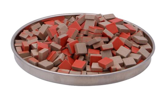 Mosaiksteine Terracotta, 1 x 1 cm, 1 kg
