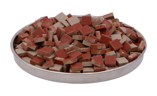 Mosaiksteine Hellbraun, 1 x 1 cm, 1 kg