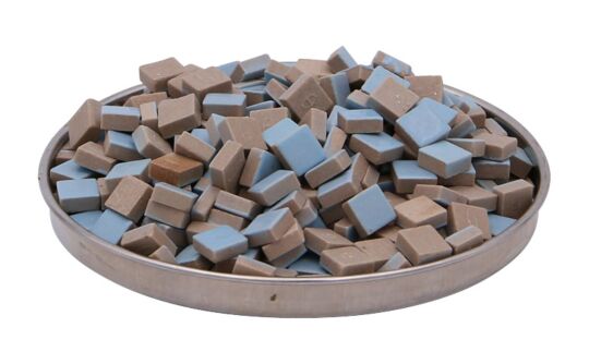 Mosaiksteine Hellblau, 1 x 1 cm, 1 kg