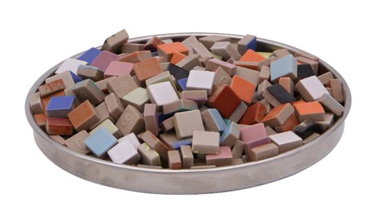 Mosaiksteine sortiert, 1 x 1 cm, 1 kg