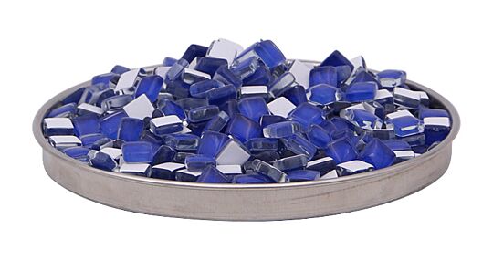 Mosaiksteine aus Glas Blau 1 x 1 cm, 1 kg