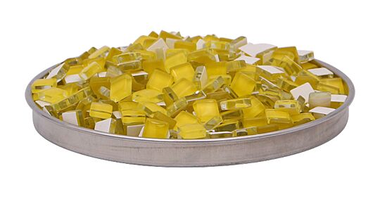 Mosaiksteine aus Glas Gelb, 1 x 1 cm, 1 kg