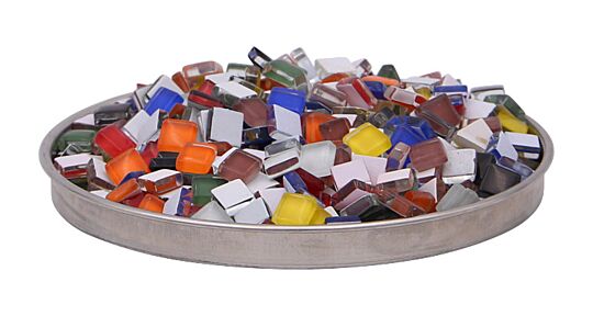 Mosaiksteine aus Glas Sortiert, 1 x 1 cm, 1 kg