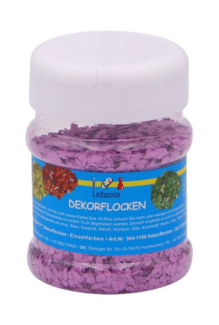 Dekorflocken Lila, 100 g