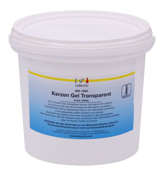 Kerzen-Gel Transparent 2500 g im Eimer