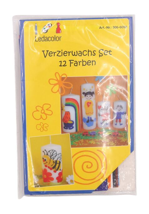Verzierwachsplatten sortiert Set 12