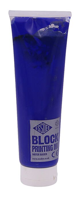 Linolfarbe Tube Blau, 250 ml