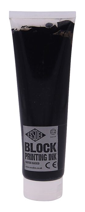 Linolfarbe Tube Schwarz, 250 ml
