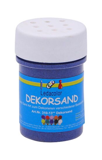 Dekorsand 200g Blau