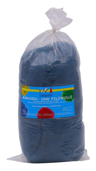 Märchen- und Filzwolle Türkis, 100 g