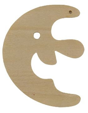 Holzbehang Set 12. Mond 7 x 5,5 cm