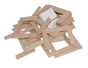 Namensschild Natur Set 24 Stück