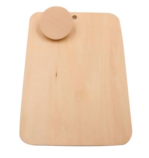 Klemmplatte aus Holz, 12 x 17 cm