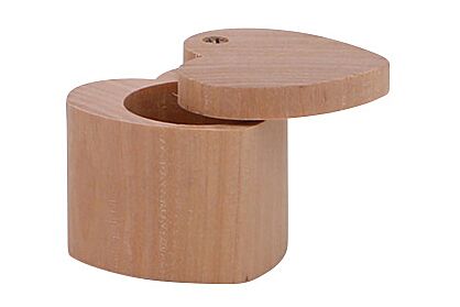 Holz Deko Dose Herz