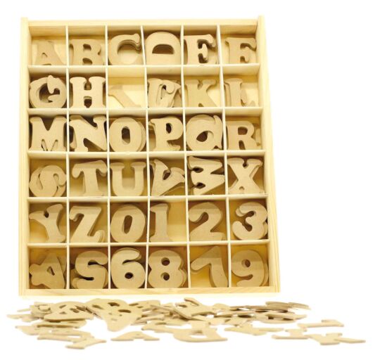 Buchstaben und Ziffern Set 288