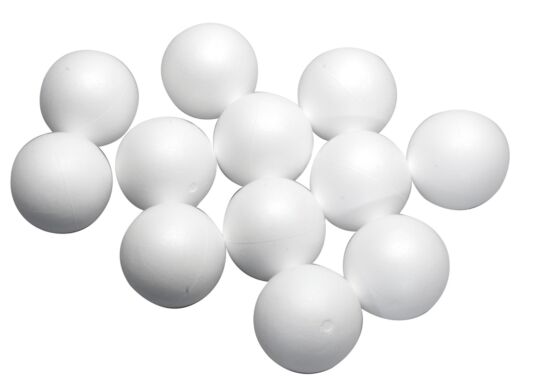 Styropor-Kugel 80mm Set 12 Stück