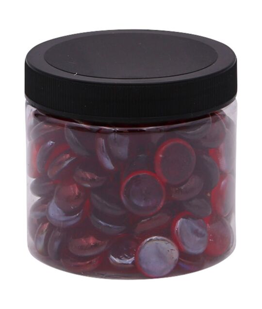 Glasnuggets Transparent Rot, 680 g