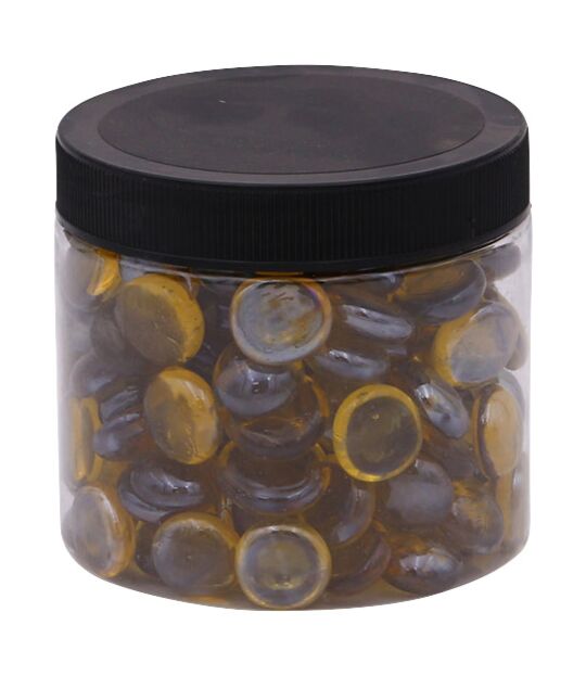 Glasnuggets Transparent Gelb 680 g