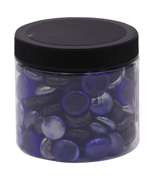 Glasnuggets Transparent Hellblau 680 g