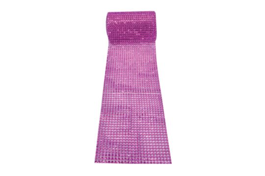 Edelsteingitter Pink, 3 m x 12 cm