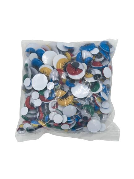 Wackelaugen Bunt Set 300