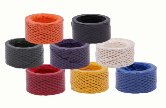 Papierschnur Set 8 , je 2 mm, L 60 m