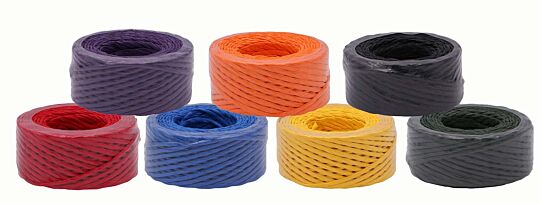 Papierschnur Set 8. je 5mm, L 60 m