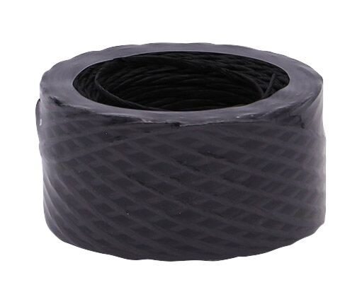 Papierschnur Schwarz, 2 mm, L 60 m