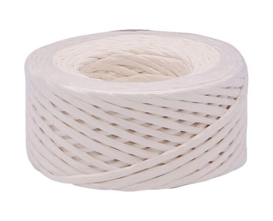Papierschnur Weiß, 5 mm, L 60 m