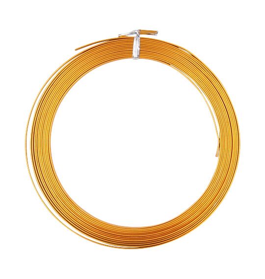 Biegolini Flach Gold, 3,5 mm x 1 mm x L 5 m