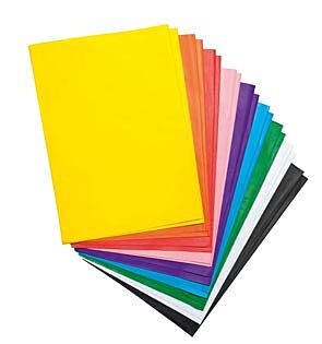 Blumenseide gefaltzt, Set 20 Farben